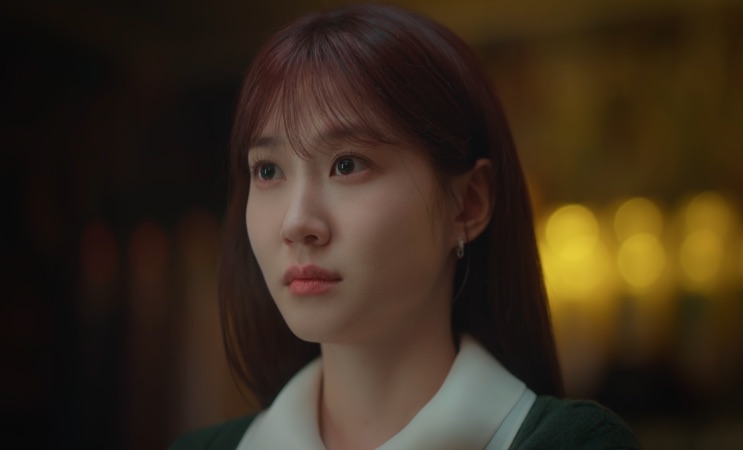 Rosto da Yeo-ri (Park Eun-bin) em close