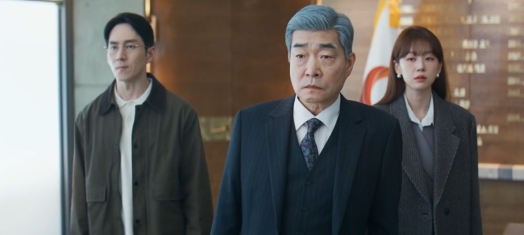 O presidente Kang e os aliados em Reborn Rookie
