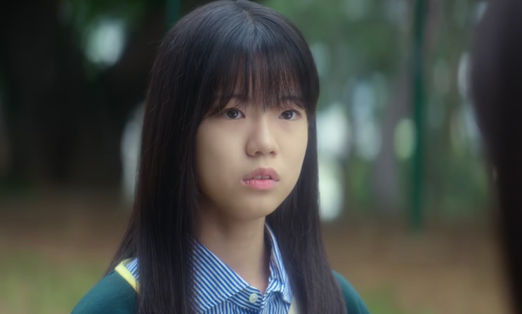 Sang-yeon adolescente em cena